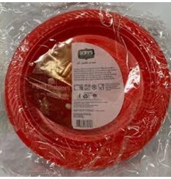 SOFYS PIATTI PIANI ROSSI 15 PEZZI