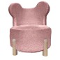 POLTRONCINA KIDS ORSO ROSA 53*52*57CM