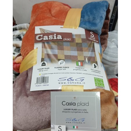 PLAID CASIA 130X160