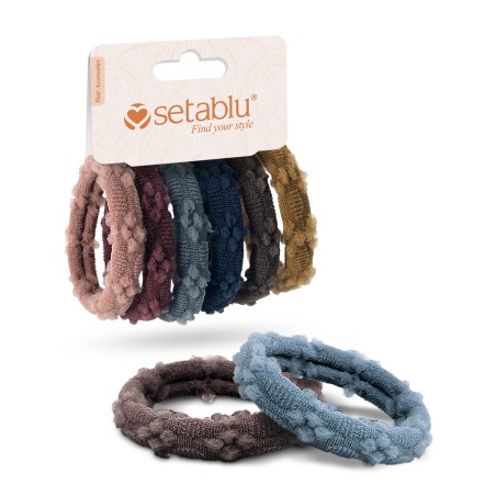ELASTICI CAPELLI 5PZ VAR.3 VARI COLORI