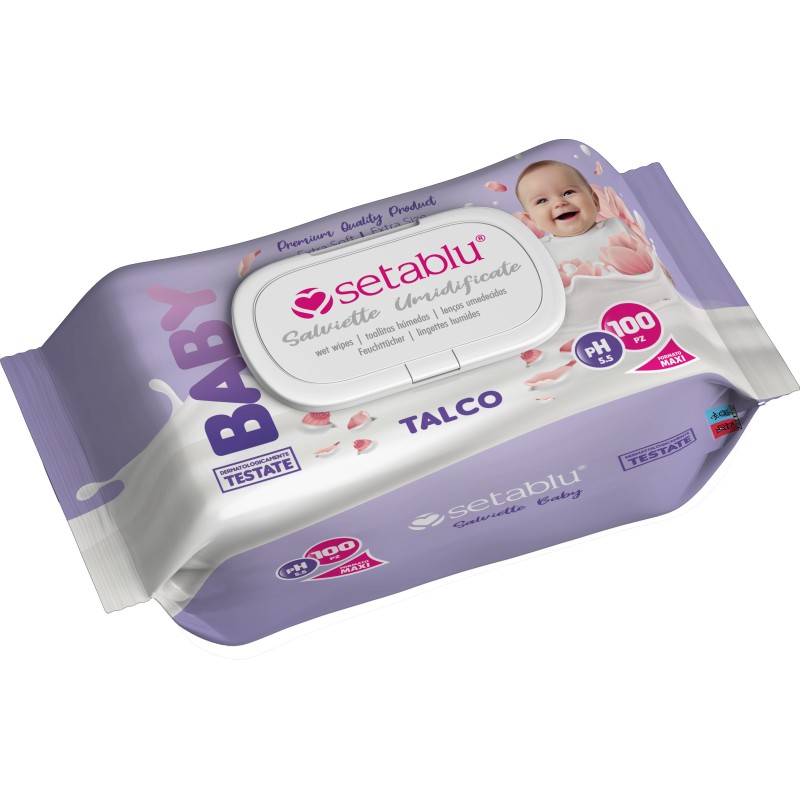 SALVIETTA BABY TALCO 100PZ