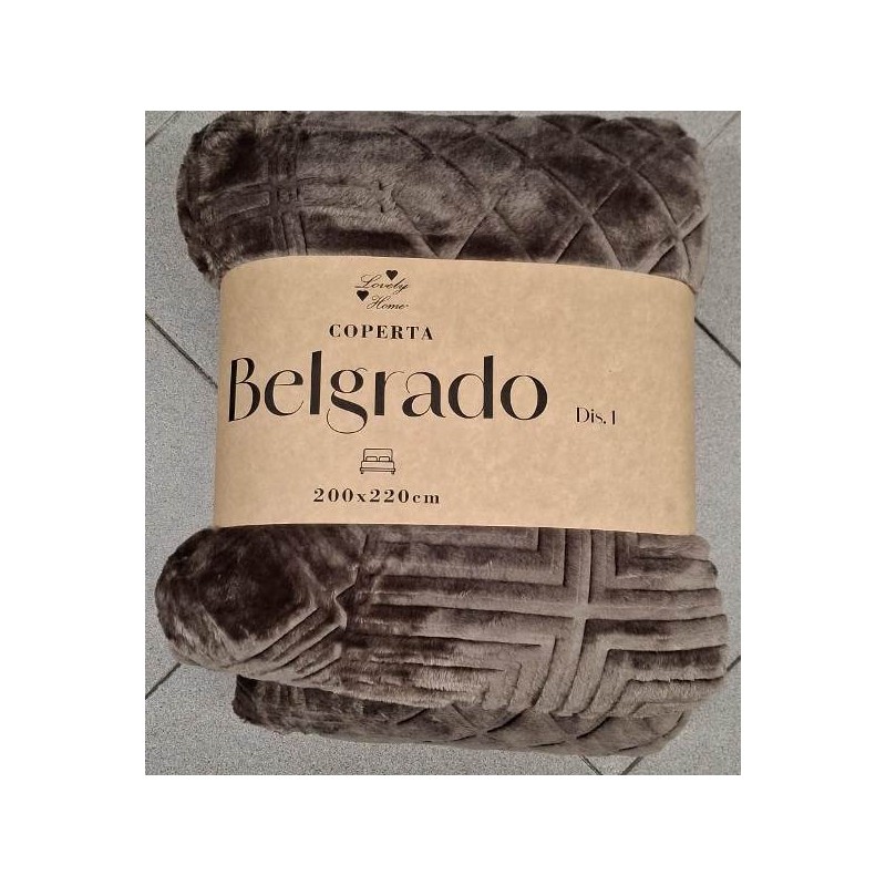 COPERTA BELGRADO 200*220 TABACCO DIS 01