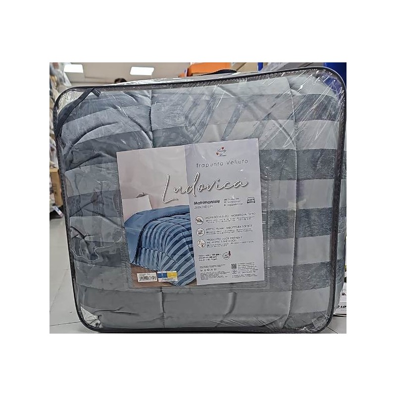 TRAPUNTA LUDOVICA 2P GRIGIO