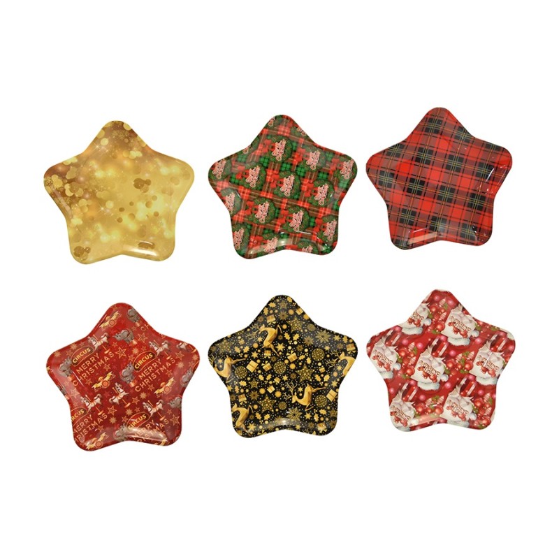 VASSOIO MELAMINA STELLA 23CM M.2010B 6AS