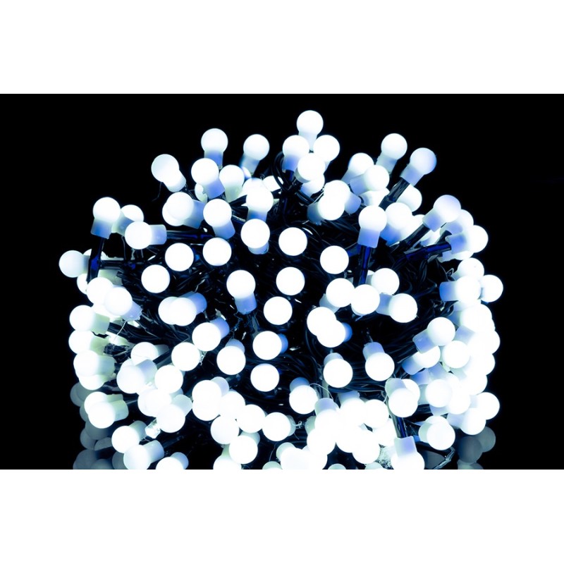 100LED/BALL MEMORY USO ESTER.8F.BIANCO