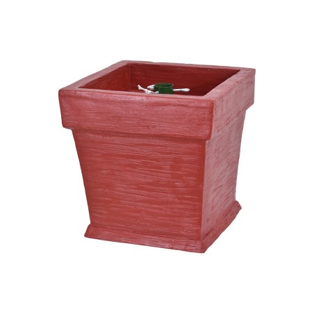 BASE ALBERO VASO 30*30*30+5CM ROSSO