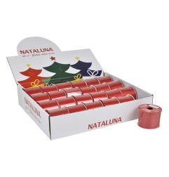 NASTRO NATALIZIO 6,3CMX2,7MT DES.C ROSSO