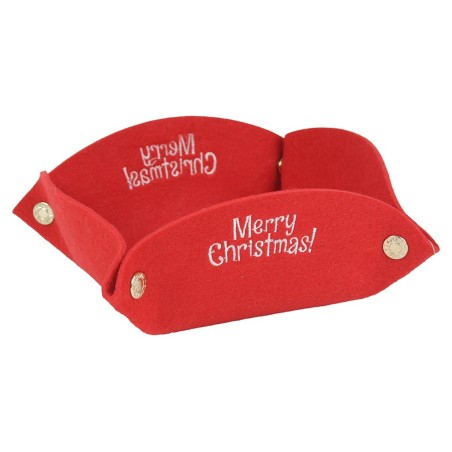 SUOTATASCHE FELTRO D.30CM REGALO ROSSO