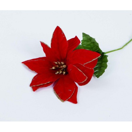 STELLA DI NATALE ROSSA CM48 CON ST