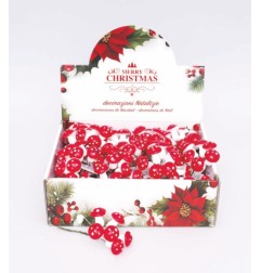 DECORAZIONE RAMETTO CON 8 FUNGHETT