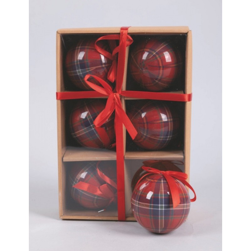 SFERA CM7,5 6PZ POLISTIROLO ROSSA