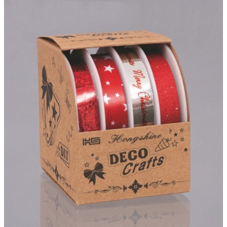 ROTOLO NASTRO 4PZ CM1XMT3 ROSSO AS