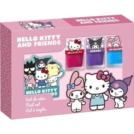 HELLO KITTY COFFRET 3 SMALTI + LIMA