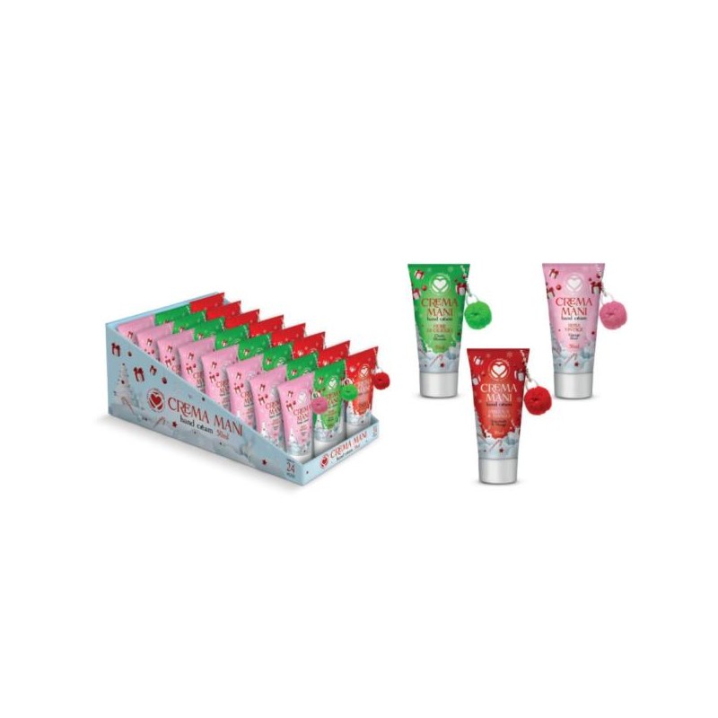 CREME MANI CON POMPON - 3 VARIANTI