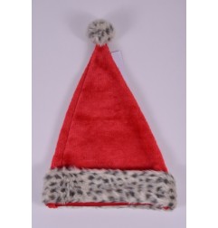 CAPPELLO BABBO NATALE LEOPARDATO C