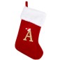 CALZA NATALIZIA LETTERA A CM15X30