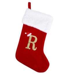 CALZA NATALIZIA LETTERA R CM15X30
