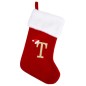 CALZA NATALIZIA LETTERA T CM15X30