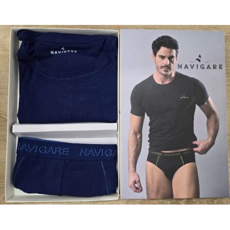 NAVIGARE COORD. SLIP+T-SHIRT GIROC. OCEANO