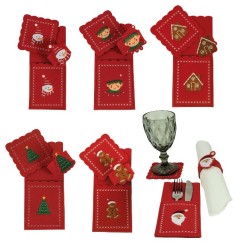 XMAS CHEER SET P/POSATE + SOTTOBICC HIER