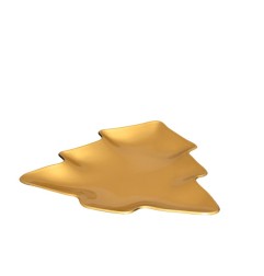 VASSOIO ALBERO GOLD CM.21X19