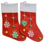 CALZA NATALE C/CANDY CM20X45 ASS C