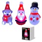 PERSONAGGIO XMAS SNOW 8LED CM.10X9X 16 A