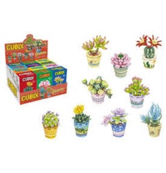 CUBIX BONSAI VASO C/FIORE 9 ASS 12PZ D/B