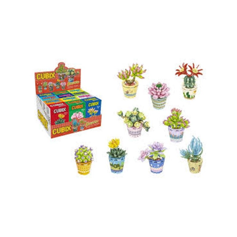 CUBIX BONSAI VASO C/FIORE 9 ASS 12PZ D/B