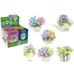 CUBIX PIANTE GRASSE CON VASO 6ASS. 8PZ D