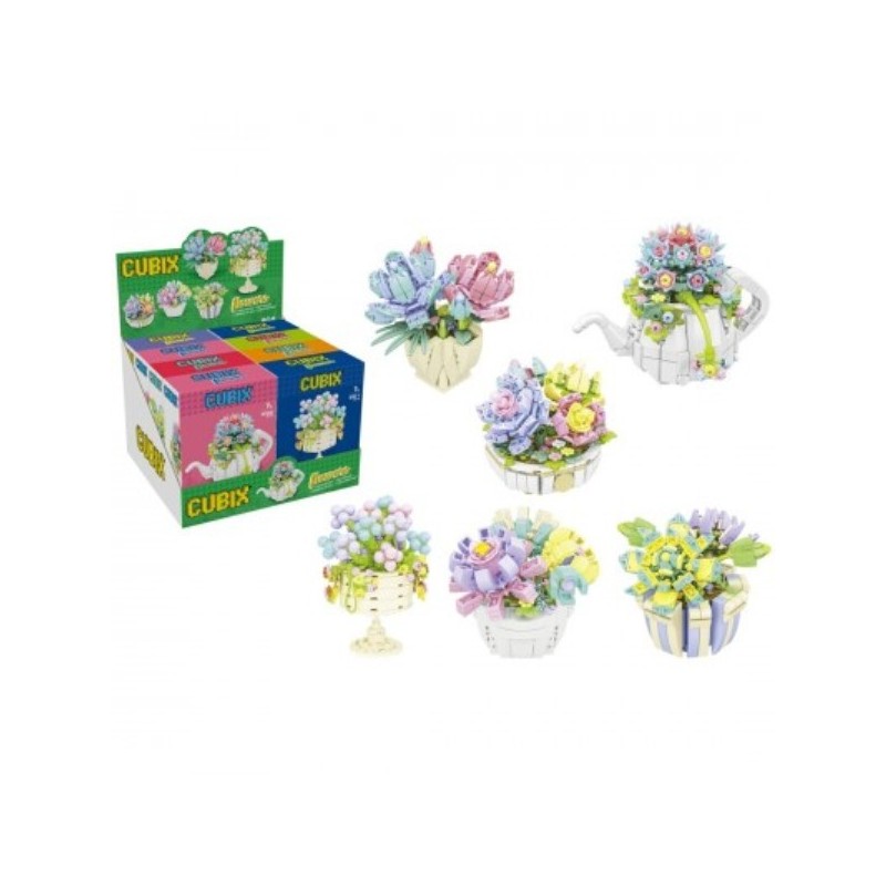 CUBIX PIANTE GRASSE CON VASO 6ASS. 8PZ D