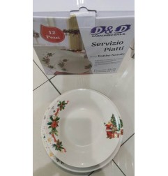 SERVIZIO PIATTI 12 PZ PALLINE