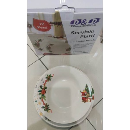 SERVIZIO PIATTI 12 PZ PALLINE