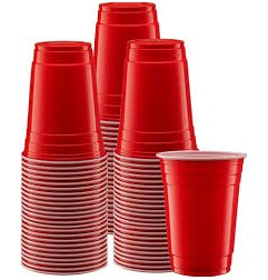 SOFYS BICCHIERI ROSSI NATALIZI 50 PZ