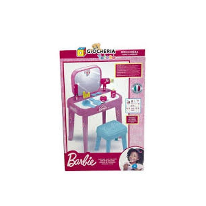 SPECCHIERA VANITY MIRROR CON SGABELLO E ACCESSORI