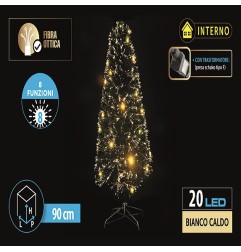 ALBERO 90CM 20LED 80TIPS 8F. M.2402 CALD