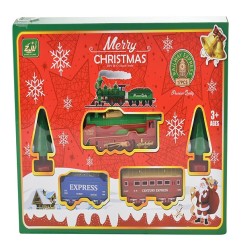 TRENINO A BATTERIA C/LUCI+SUONI 17PZ 605