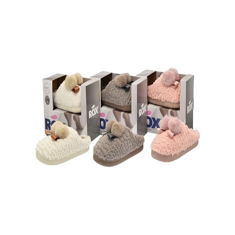 ROX PANTOFOLA DONNA 36-41 C/BOX RM-164 3