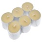 SET 6  TEALIGHT DIA.3.75X1.83CM ORO