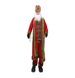BABBO NATALE ANIMATO M/V/L 180CM M.RS600