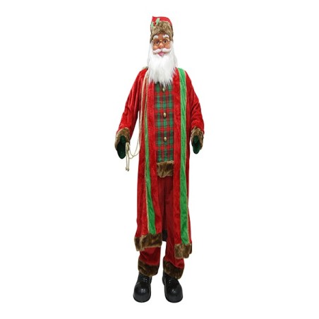 BABBO NATALE ANIMATO M/V/L 180CM M.RS600