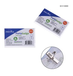 PRYMA PORTABADGE PVD C/CLIP E SPILLA