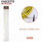 FASCETTA NYLON 8X500MM 15PSC BIANCA PZ D