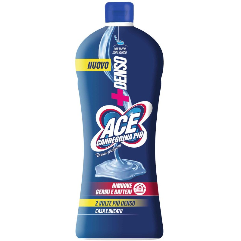 Candeggina Densa Ace Più Casa E Bucato 5L - Profumo Armonie Floreali, Igienizzante E Sbiancante Per Capo E Superfici