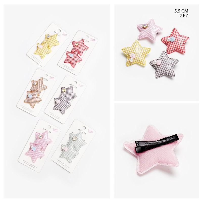 MELISSA CLIP CAPELLI 5 5CM 2PZ