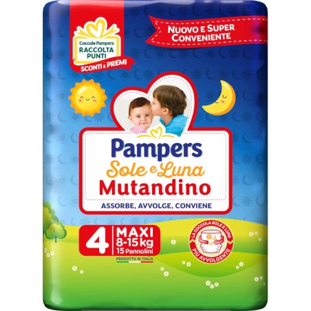 PAMPERS SOLE LUNA MUTANDINO TG.4
