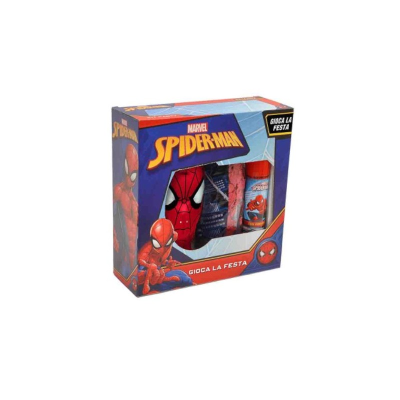 SET MASCHERA + STELLE FILANTI SPIDERMAN