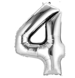 PALLONCINO 4 ARGENTO 45CM