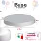 BASE ROTONDA POLISTIROLO  DIAM 40 CM H 5 CM