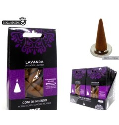 CONO INCENSO 12 PZ LAVANDA